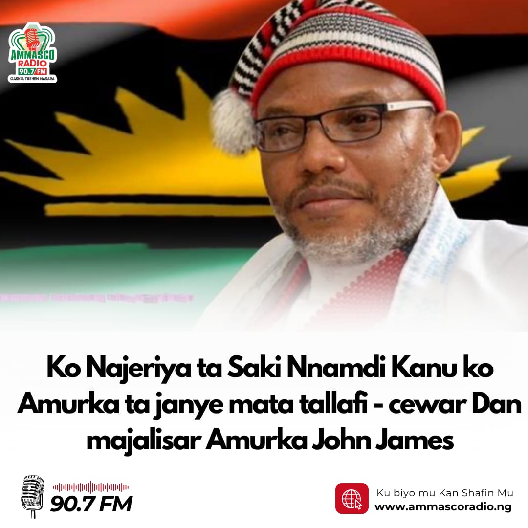 Ko Najeriya ta Saki Nnamdi Kanu ko Amurka ta janye mata tallafi - cewar Dan majalisar Amurka John James